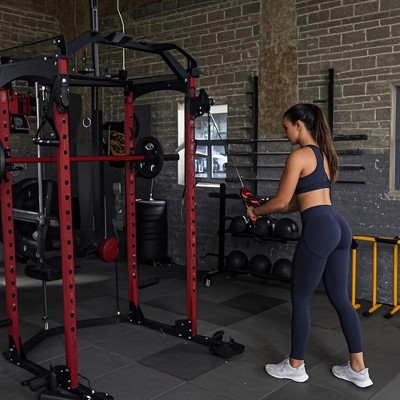 COZONY Heavy-Duty Cable Pulley System for Home Gym, Lat Pulldown Attachment for Triceps, Biceps Curl, Back & Forearm Workouts