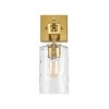 Tyrosa 6.25" Wall Sconce (Set of 2) - SCN4113 - Brass/Clear - Safavieh - 3 of 4