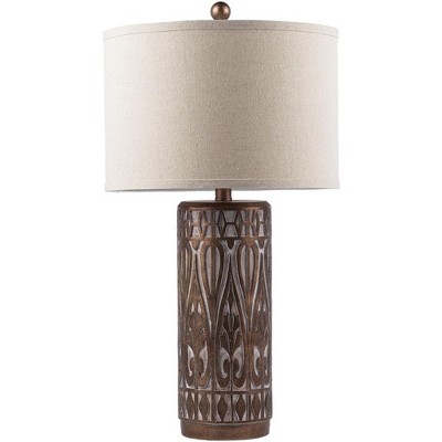 Mark & Day Rauris 26"H x 14"W x 14"D Modern White Table Lamps