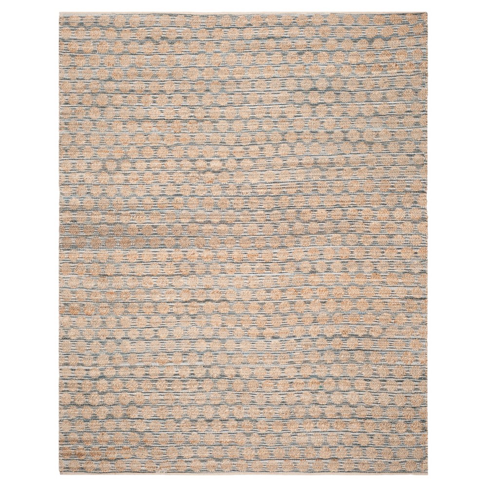 8'x10' Caleb Area Rug Black/Natural - Safavieh