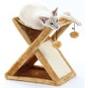 Etna Products Foldaway Cat Play Tower and Scratching Post with Hanging Balls - image 2 of 4