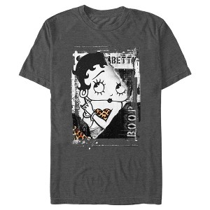 Men's Betty Boop Leopard Poster T-Shirt - 1 of 4