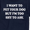 Men's - Instant Message - I Want To Pet Your Dog Short Sleeve Graphic T-Shirt - 2 of 4
