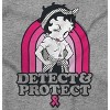 Betty Detect Protect Breast Cancer Womens Graphic T Shirt Tees Brisco Brands - 2 of 4