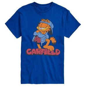 Men's - Garfield - Logo Street Fashion Short Sleeve Graphic T-Shirt - 1 of 3