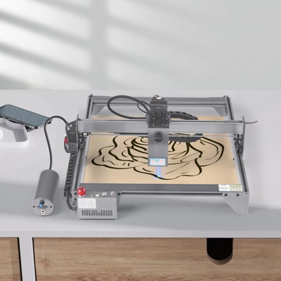 VEVOR Laser Engraver, 20W Output Laser Engraving Machine, 15.7" x 15.7" Large Working Area, 10000mm/min Movement Speed, Grey