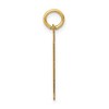 Black Bow Jewelry 14k Yellow Gold, Jersey Collection, Medium Number 40 Pendant - 2 of 4
