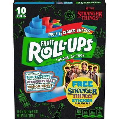 Betty Crocker Fruit Roll-Ups Variety Fruit Flavored Snacks - 10ct/5oz