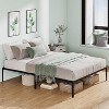 Metal Platform Bed Frame, Noise Free Mattress Foundation with Storage Space, Anti Sliding Heavy Duty Steel Slats, Easy to Assemble - 3 of 4
