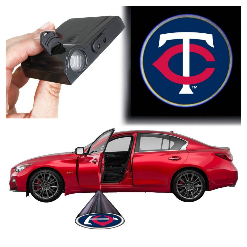 MLB Minnesota Twins LED Car Door Light, 1 of 3