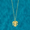 Ross-Simons 14kt Gold Monstera Leaf Pendant Necklace - 2 of 3