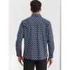 Lars Amadeus Men's Business Long Sleeves Polka Dots Pattern Shirt - 3 of 4