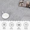 Washable Bathroom Rug,Ultra-Thin Non-Slip Modern Solid Carpet for Entrance, Kitchen & Bathroom - 3 of 4