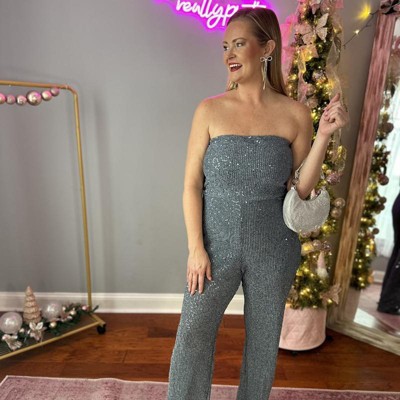 Silver store jumpsuit target