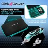 Pink Power Storage Case for Cordless Electric Scissor Box Cutter Cordless Screwdrivers - Craft Sewing Accessories Storage Case - Aqua Blue - 4 of 4