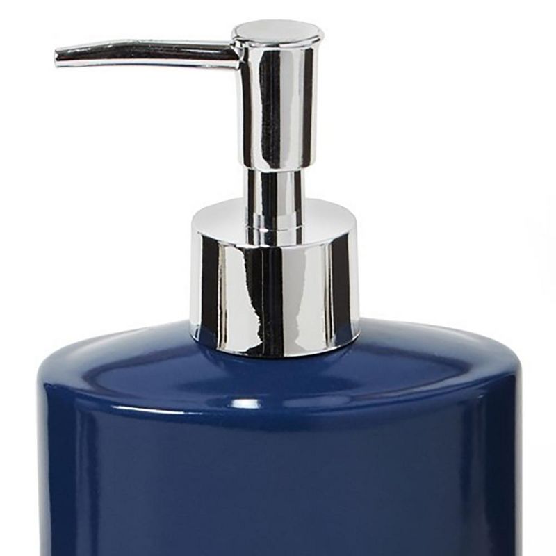 Alanya Lotion/ Liquid Soap Dispenser Bottle Blue & White by SKL Home, 3 of 5