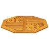 vidaXL Table Top - Octagonal Solid Acacia Wood - 80x80x2.2 cm - Rustic Design for Garden/Patio - 3 of 4