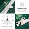 King Size Christmas Duvet Cover Set - Festive Holiday Bedding with Gift Design, Includes 1 Duvet Cover and 2 Pillow Shams - 4 of 4