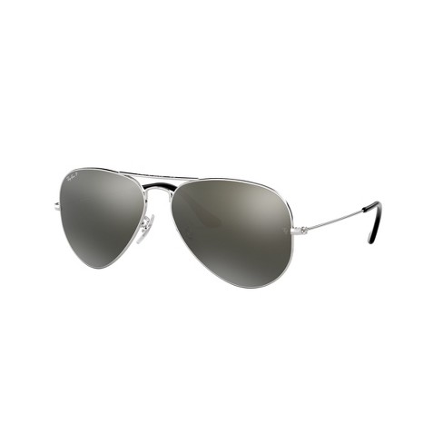 Ray-ban Rb3025 58mm Aviator Adult Pilot Sunglasses Polarized Grey Lens ...
