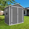 GDFStudio Richard Plastic and Aluminum Alloy Outdoor Storage Shed with Window - 2 of 4