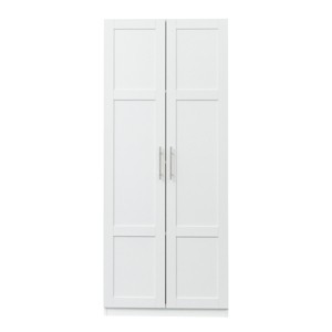 SEVOBAL Pantry Cabinet Kitchen Pantry Storage Cabinet Door Shelf Utility Storage Cabinets Cupboard Dining Room Living Room, White, 32"*18.1"*7.48" - 1 of 4