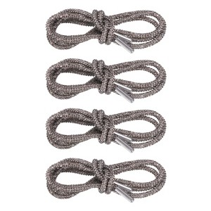 Unique Bargains Fashion Crystal Shoe Laces with Net for Sweatpants Shorts 4 Pcs - 1 of 4
