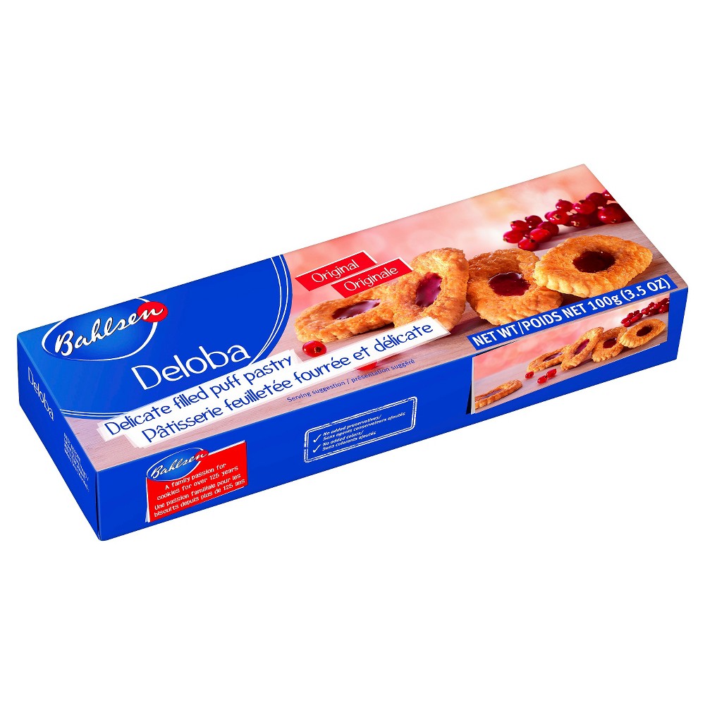 UPC 070569139503 product image for Bahlsen Deloba Filled Puffed Pastry 3.5 oz | upcitemdb.com