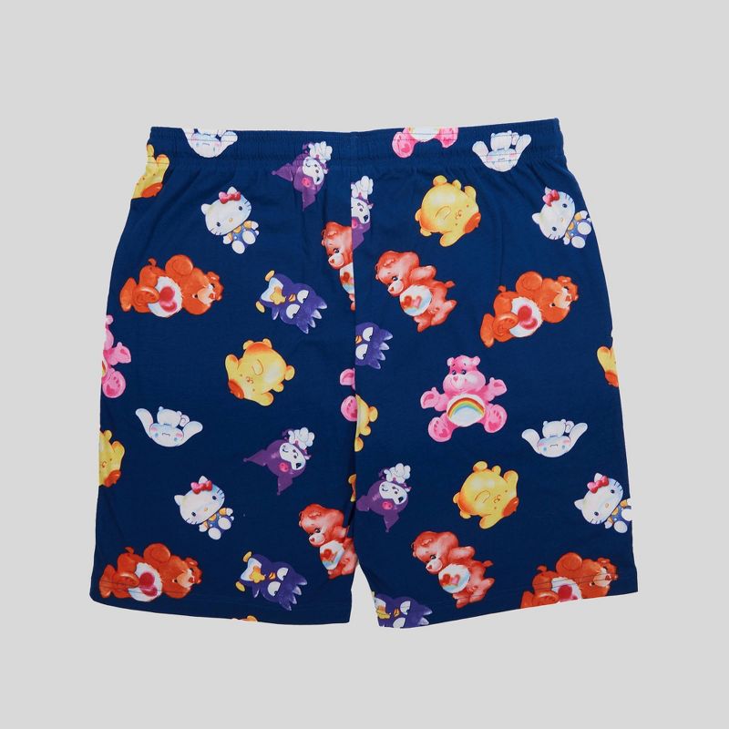 Men's 9" Care Bears x Sanrio Pajama Shorts, 3 of 4