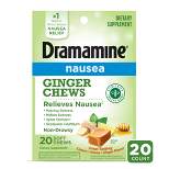Dramamine Morning Sickness & Motion Sickness Relief Soft Chews - Ginger - 20ct