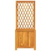 vidaXL Planter Brown Solid Acacia wood Medium Planters Planter - 4 of 4