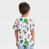 Toddler Boys' Marvel Short Sleeve T-Shirt - White - 3 of 4