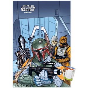 Trends International Star Wars: Manga Madness - Bounty Hunters Unframed Wall Poster Prints - 1 of 4