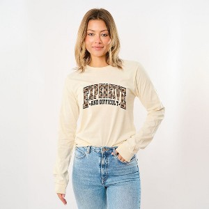 Simply Sage Market Women's Expensive and Difficult Plaid Long Sleeve Graphic Tee - 1 of 4