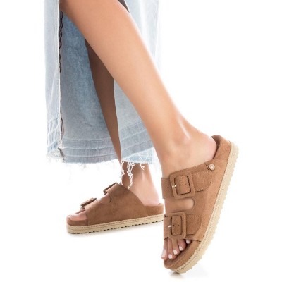 Refresh Shoes Women's Double Strap Flat Sandals - image 4