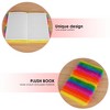 Paaaawaters Rainbow plush notebook A5 diary can be used for study and office, suitable for gifts for girls, cute, princess style - 2 of 4