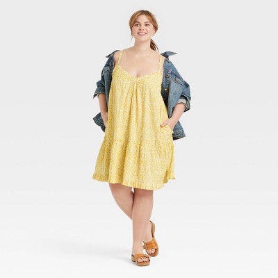 Women's Sleeveless Short Pintuck Dress - Universal Thread™