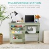 Best Choice Products Sewing Machine Table & Desk w/ Craft Storage and Trays - 4 of 4