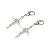 Unique Bargains Shoelace Charms Silver Tone 1 Pair - 4 of 4