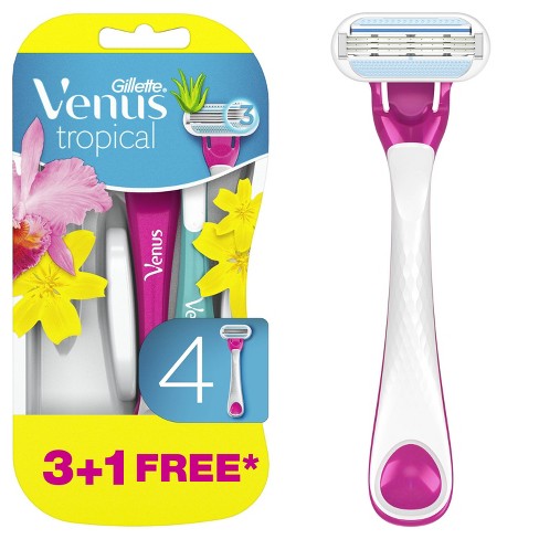 Venus Tropical Women's Disposable Razors - 4ct : Target