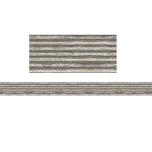 Teacher Created Resources Corrugated Metal Border Trim Home Sweet Classroom 2.18'' x 35'' 6 Packs - 1 of 1