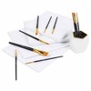 Brea Reese: Brush Set: Variety - 10pc - Gold Taklon Bristles - 4 of 4