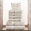 Luxury Cotton Heavyweight Ultra-Plush 10 Piece Towel Set by Blue Nile Mills - 2 of 4