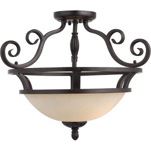 Maxim Lighting Manor 2 - Light Semi-Flush Mount in  Oil Rubbed Bronze - 1 of 2
