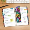 HARDCOVER 2026 Planner, 5.5"x8": 14 Months (Nov 2025-Dec 2026), Daily/Weekly/Monthly,  Bookmark, Pocket Folder w Sticky Notes (Colorful Butterflies) - 3 of 4