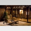 24ct Classic Café Outdoor String Lights Integrated LED Bulb - Black Wire - Enbrighten - image 3 of 4