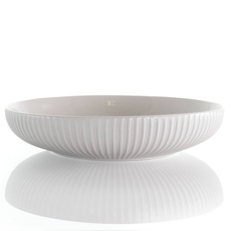 18pc Porcelain Elle Dinnerware Set White - Elama, 5 of 8