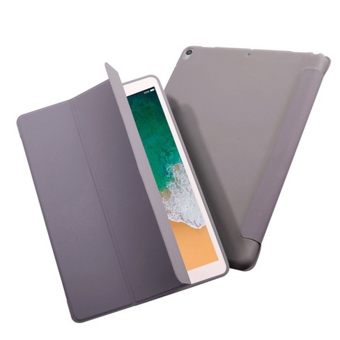 Insten Tablet Case For Ipad Air 3 Pro 10 5 Liquid Silicone Frosted Back Auto Sleep Wake Pencil Charging Grey Purple Target