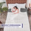 Inhand Weighted Blanket (Queen 60"x80") - Cooling Heavy Blanket with Glass Beads - All-Season Breathable Soft Comfort Microfiber Blanket - 2 of 4