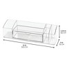 InterDesign Recycled Plastic Divided Medicine Cabinet Organizer 5 Compartment with drawer - 2 of 3