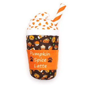 The Worthy Dog Pumpkin Spice Latte Tough Toy - 1 of 3